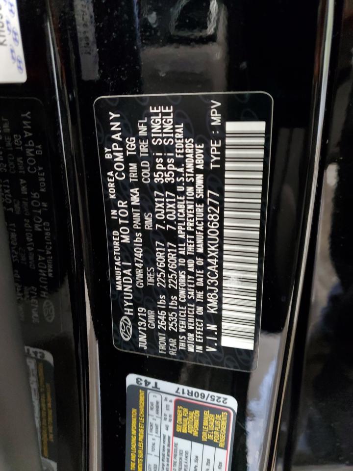 KM8J3CA4XKU068277 2019 Hyundai Tucson Limited