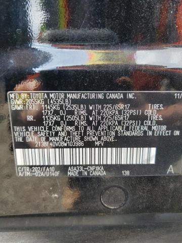 2011 Toyota Rav4 VIN: 2T3BF4DV0BW103986 Lot: 61821314