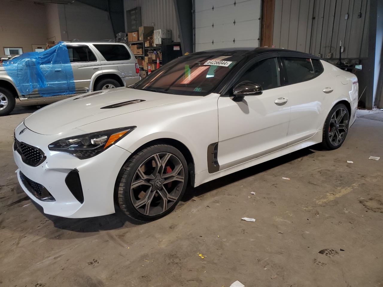 KIA STINGER GT 2021 white  gas KNAE45LC6M6096214 photo #1