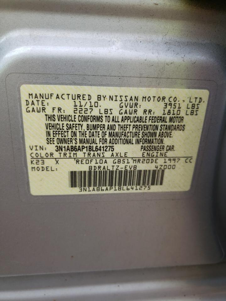 3N1AB6AP1BL641275 2011 Nissan Sentra 2.0