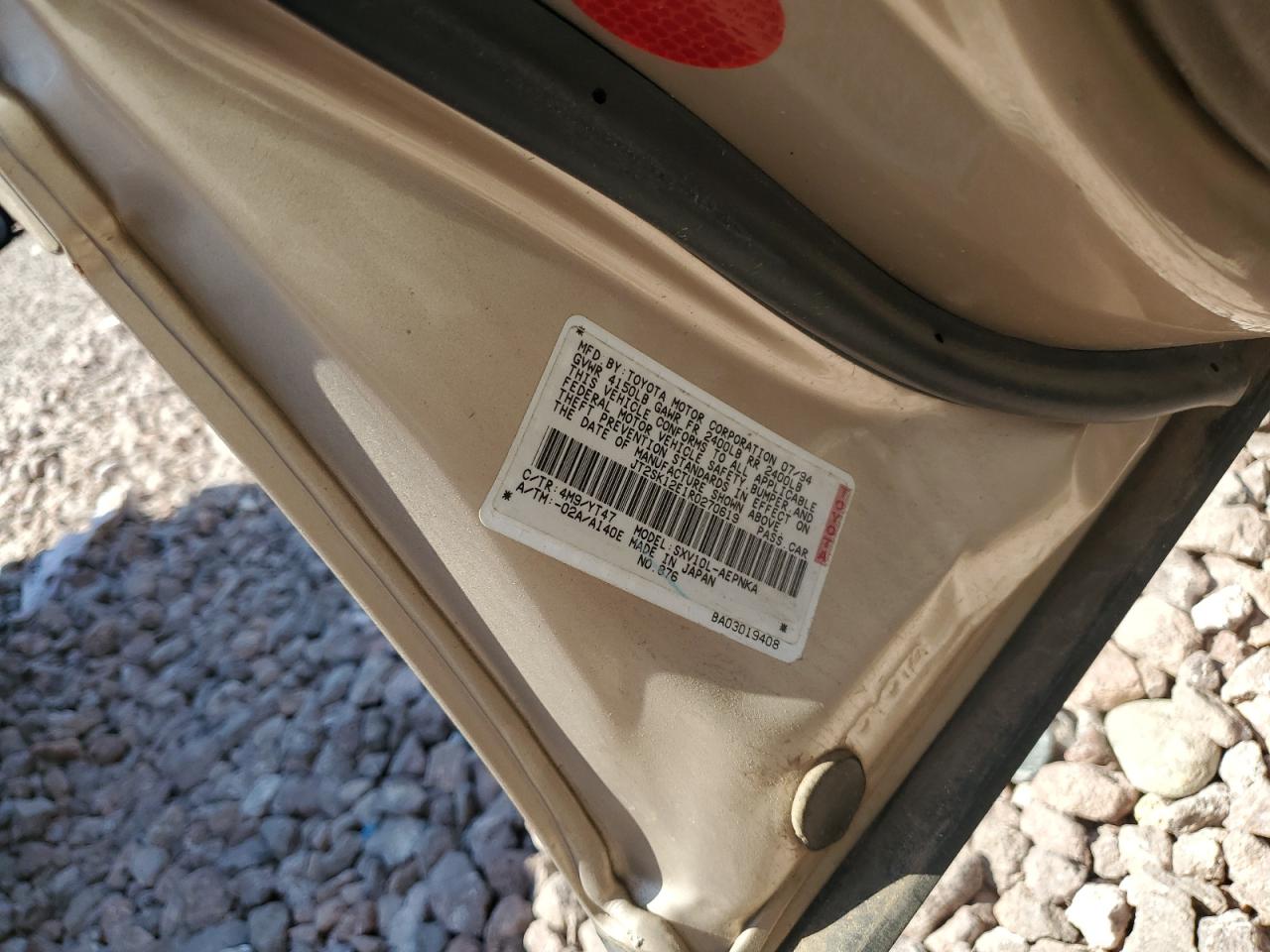 JT2SK12E1R0270619 1994 Toyota Camry Le