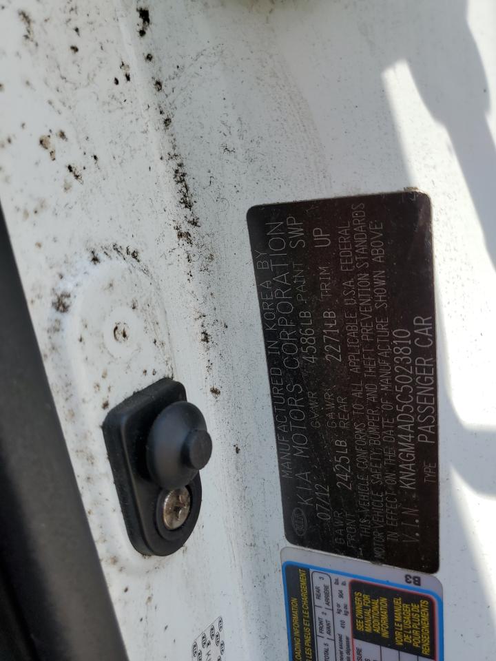 KNAGM4AD5C5023810 2012 Kia Optima Hybrid