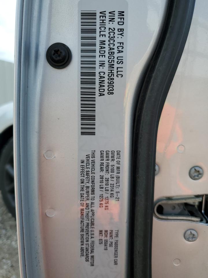 2C3CCABG5MH589038 2021 Chrysler 300 S