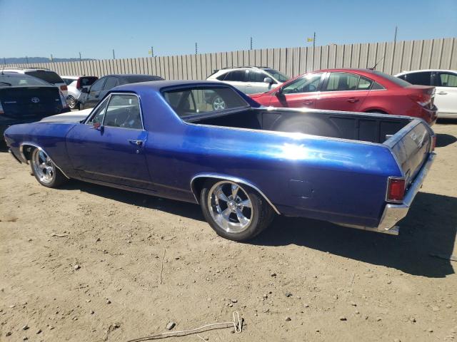 CHEVROLET EL CAMINO 1971 blue   133801K233216 photo #3