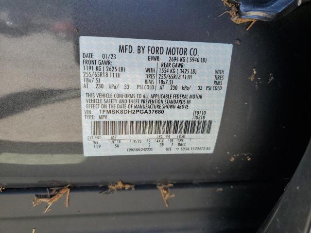 2023 FORD EXPLORER X - 1FMSK8DH2PGA37680