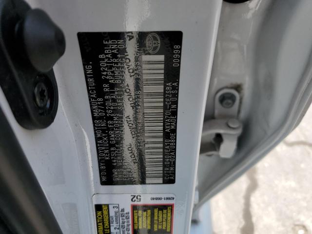 VIN 4T1B11HK4JU143038 2018 Toyota Camry, L no.12