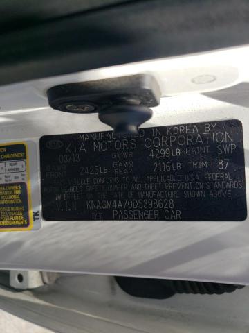 2013 Kia Optima Lx VIN: KNAGM4A70D5398628 Lot: 61252024