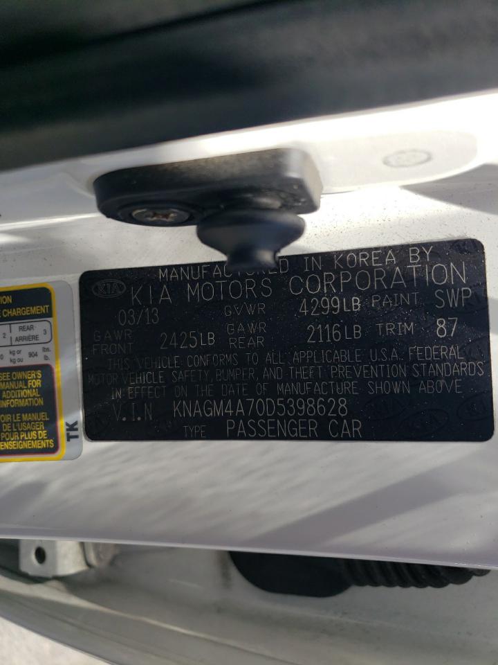 KNAGM4A70D5398628 2013 Kia Optima Lx