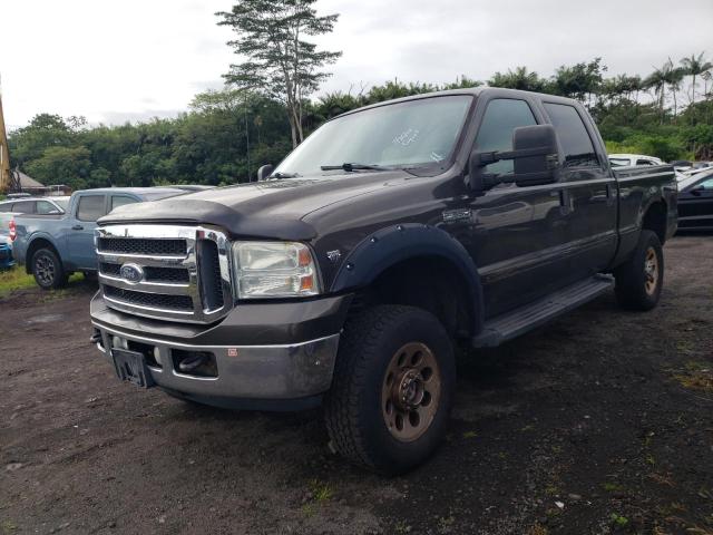 FORD F350 SRW S 2007 black  gas 1FTWW31Y47EA64795 photo #1