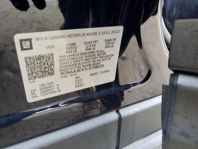 2020 CHEVROLET EQUINOX LT - 3GNAXJEV7LS738215