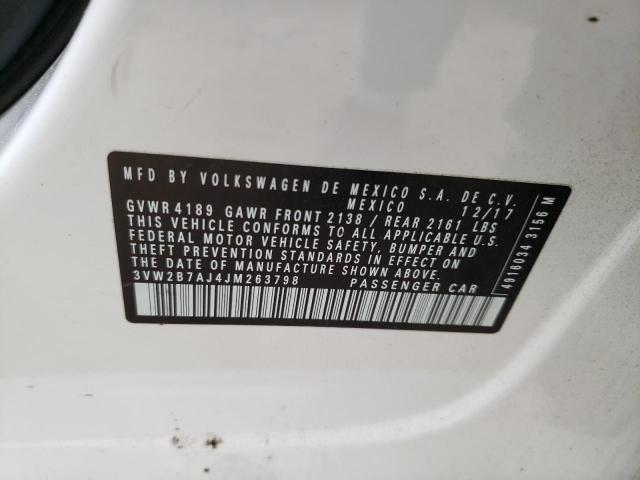 2018 VOLKSWAGEN JETTA S - 3VW2B7AJ4JM263798