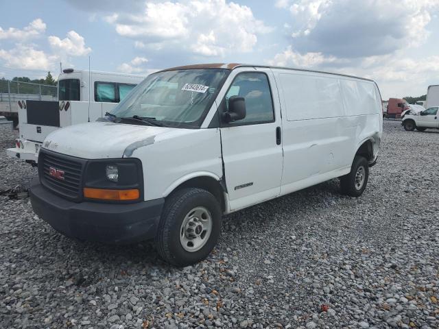 GMC SAVANA G35 2005 white extended gas 1GTHG39UX51160099 photo #1