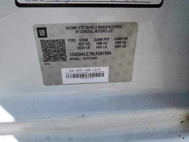 2020 CHEVROLET SILVERADO - 1GB5WLE78LF287394