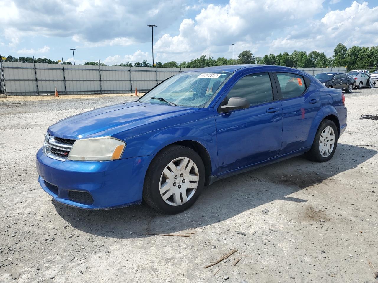 2012 Dodge Avenger Se vin: 1C3CDZAB1CN276687