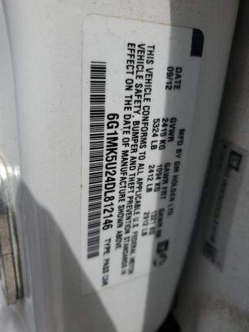 2013 Chevrolet Caprice Police VIN: 6G1MK5U24DL812146 Lot: 60992234