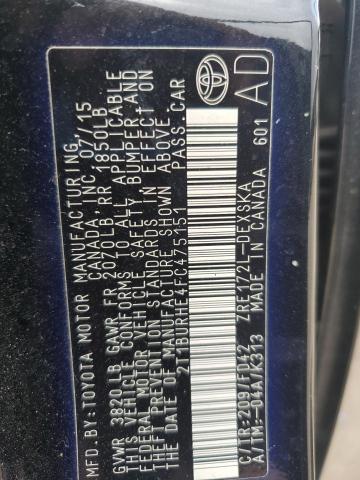 2015 TOYOTA COROLLA L - 2T1BURHE4FC475151