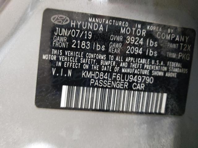 KMHD84LF6LU949790 2020 HYUNDAI ELANTRA - Image 12