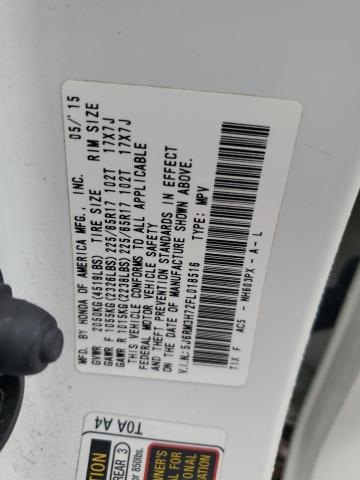 2015 HONDA CR-V EXL - 5J6RM3H72FL018516