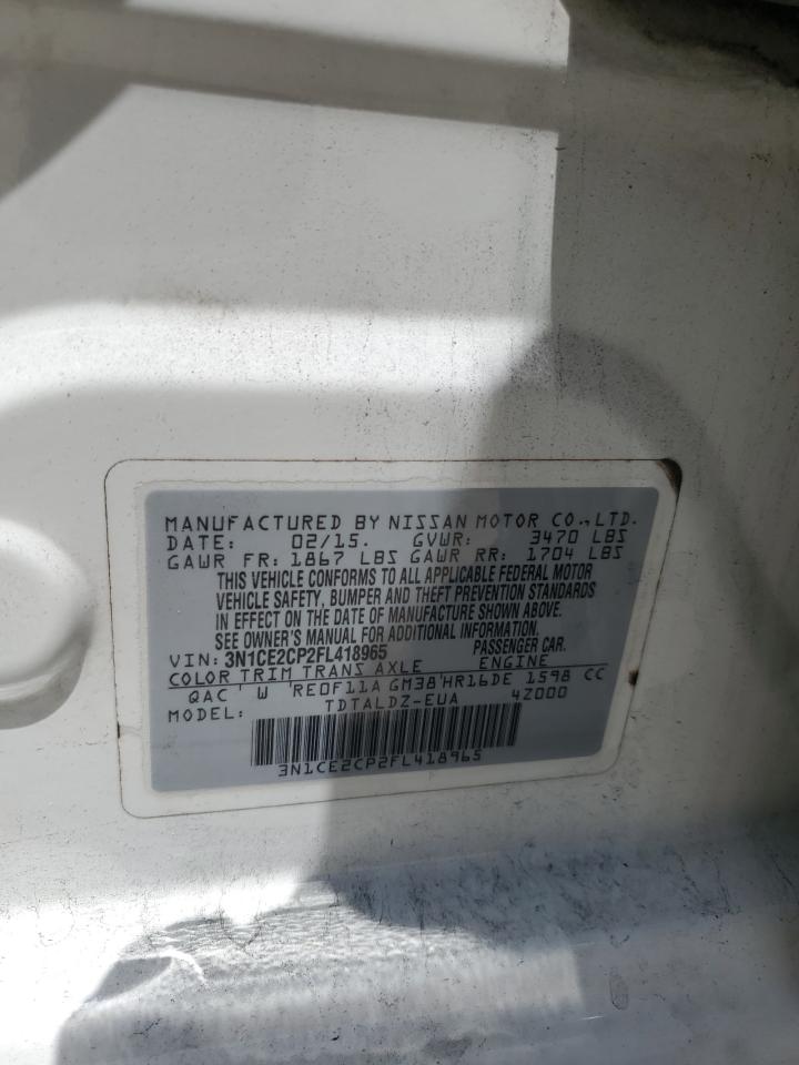 3N1CE2CP2FL418965 2015 Nissan Versa Note S