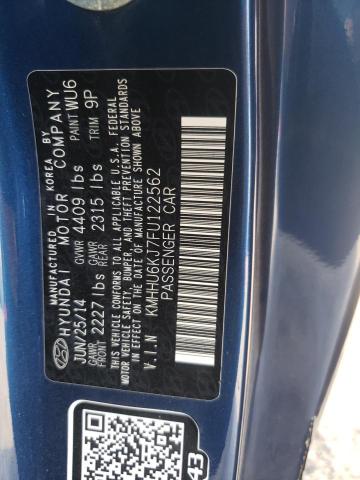 2015 HYUNDAI GENESIS CO - KMHHU6KJ7FU122562