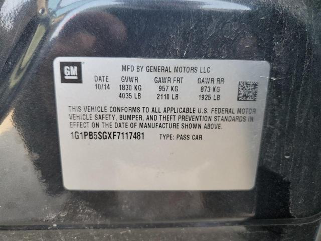2015 CHEVROLET CRUZE LS - 1G1PB5SGXF7117481