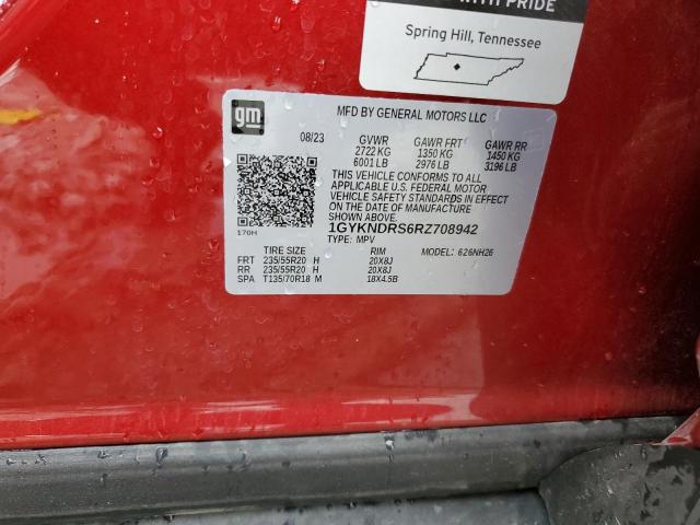 2024 Cadillac Xt5 Premium Luxury VIN: 1GYKNDRS6RZ708942 Lot: 62389354