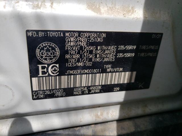 2021 Toyota Rav4 Prime Se VIN: JTMGB3FV0MD018011 Lot: 60807724