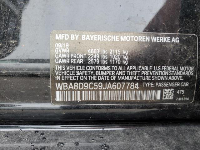 2018 BMW 330 Xi VIN: WBA8D9C59JA607784 Lot: 62036424