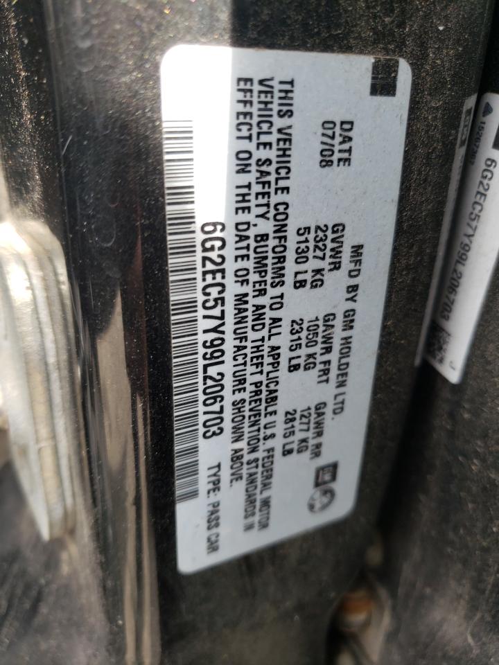 6G2EC57Y99L206703 2009 Pontiac G8 Gt