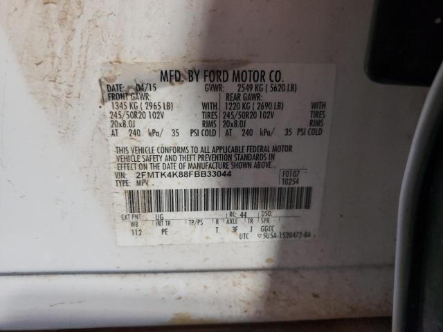2015 FORD EDGE TITAN - 2FMTK4K88FBB33044