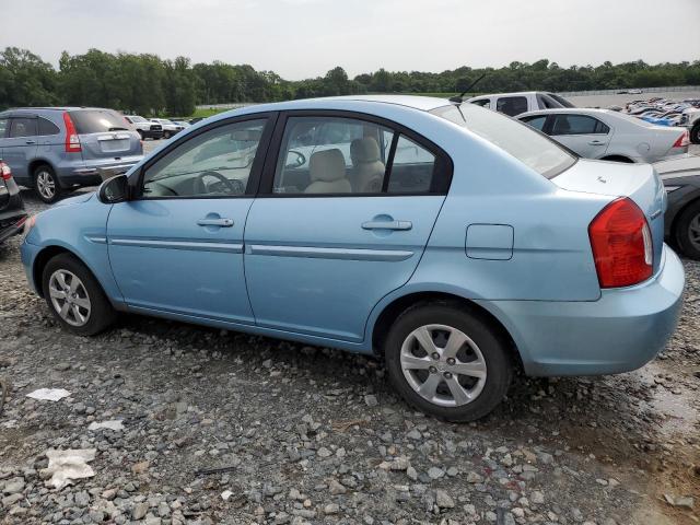 HYUNDAI ACCENT GLS 2009 blue  gas KMHCN46C09U386539 photo #3