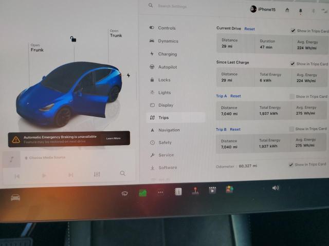 2022 TESLA MODEL Y - 7SAYGDEE9NF387198