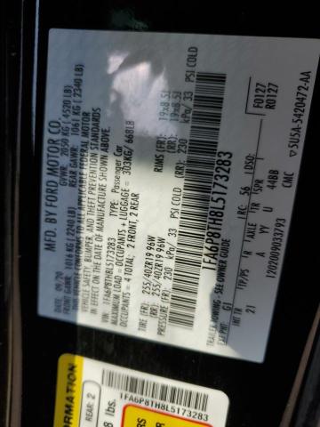 2020 FORD MUSTANG - 1FA6P8TH8L5173283