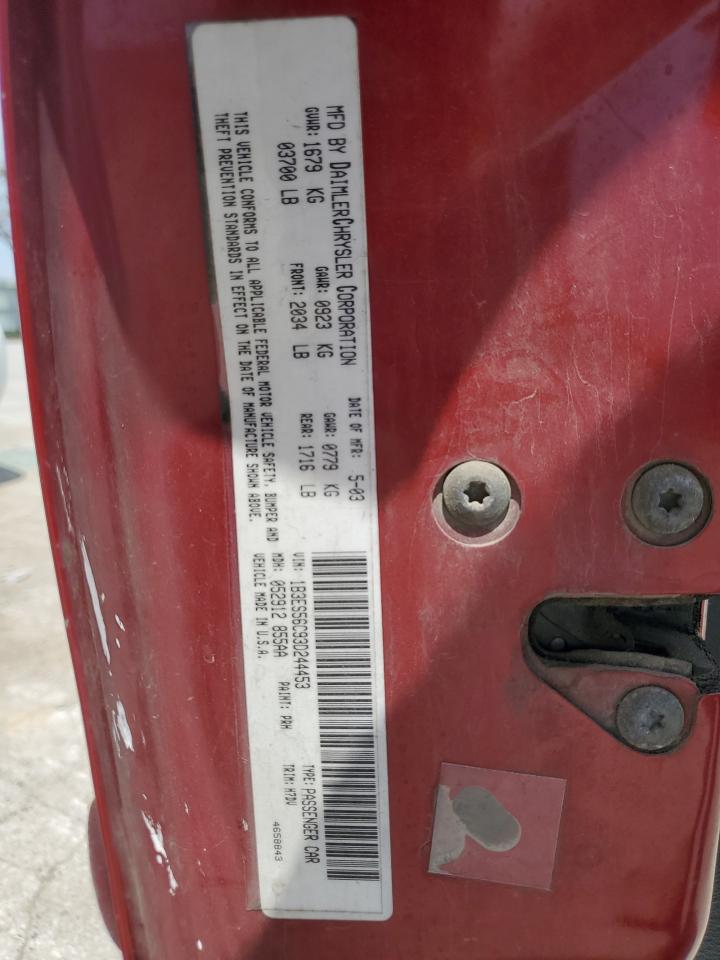 1B3ES56C93D244453 2003 Dodge Neon Sxt