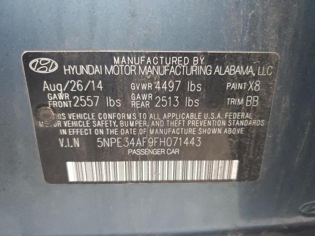 2015 HYUNDAI SONATA SPO - 5NPE34AF9FH071443