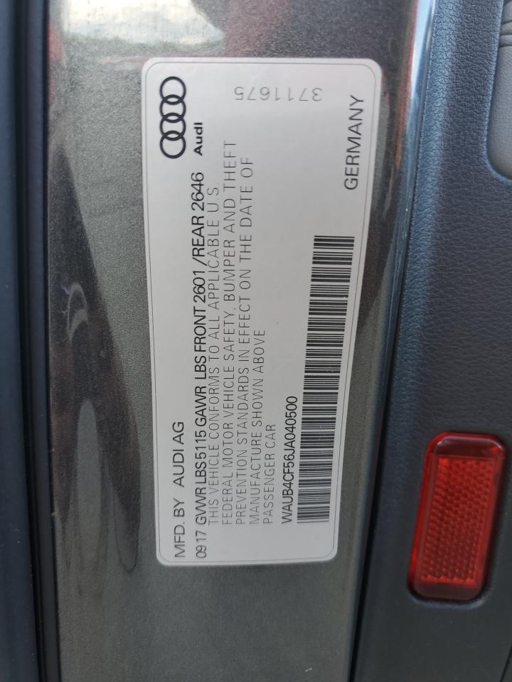 Lot #2989483609 2018 AUDI S5 PREMIUM