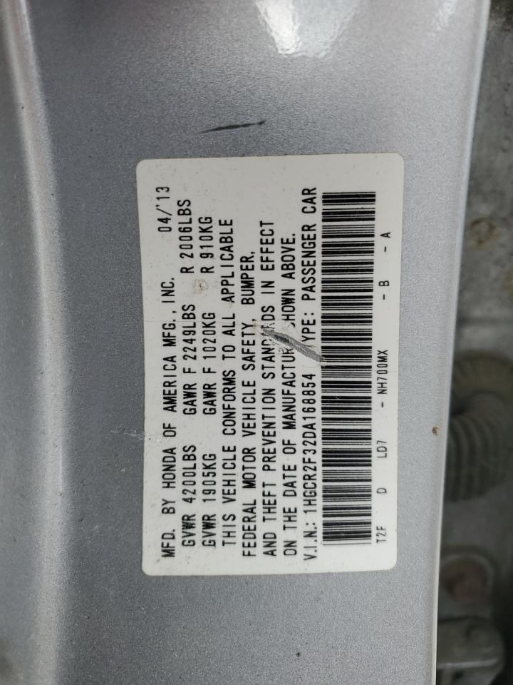 1HGCR2F32DA168854 2013 Honda Accord Lx