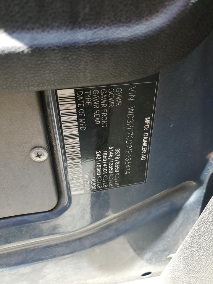 WD3PE7CD2JP636414 2018 Mercedes-Benz Sprinter 2500