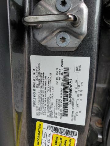 VIN 3FA6P0T98HR268263 2017 Ford Fusion, SE no.12