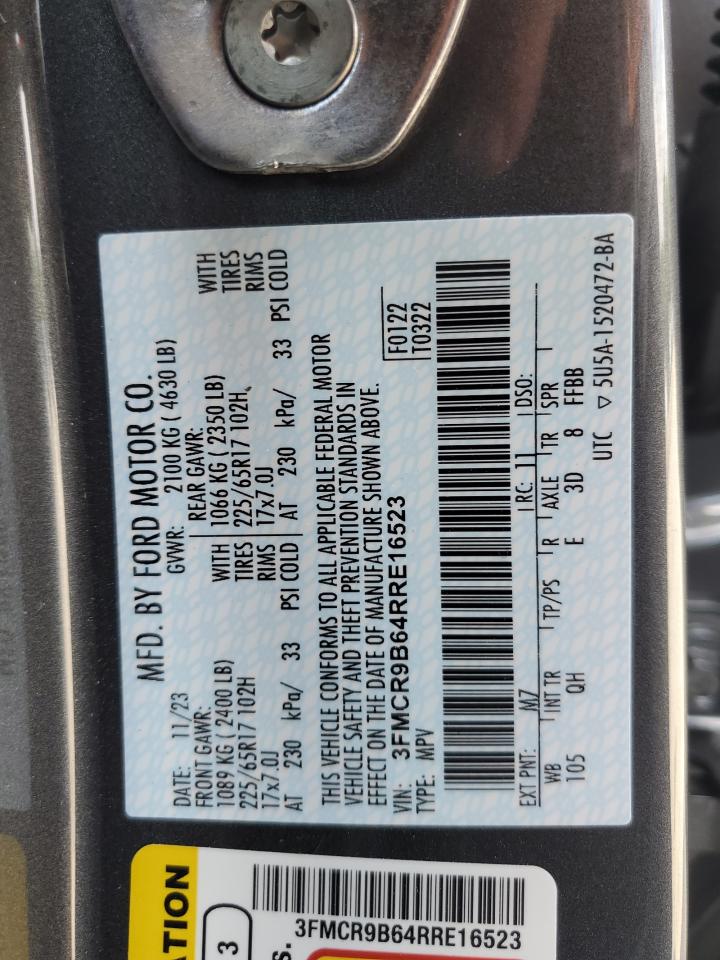 3FMCR9B64RRE16523 2024 Ford Bronco Sport Big Bend