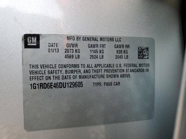 VIN 1G1RD6E46DU129605 2013 Chevrolet Volt no.12