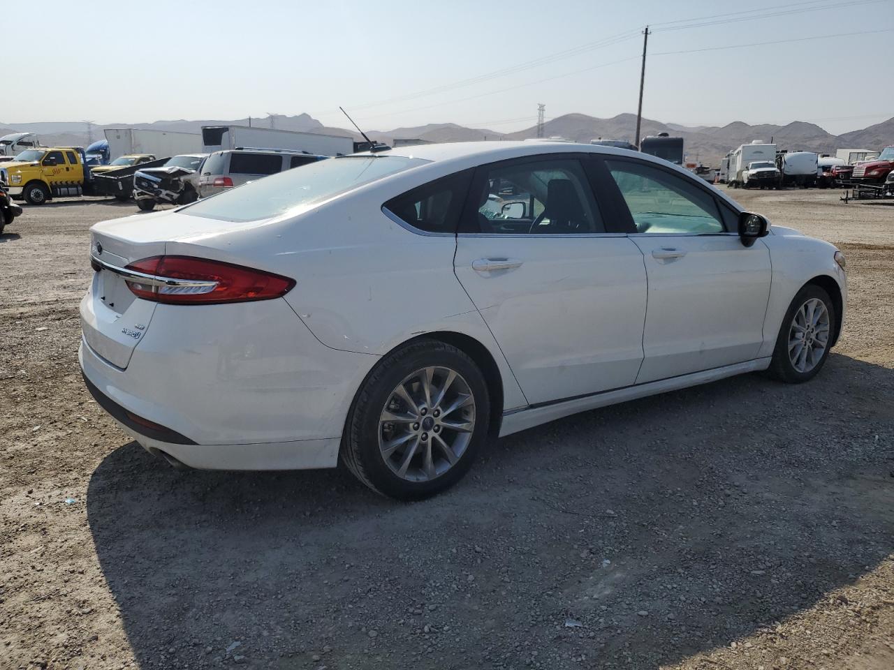 FORD FUSION SE 2017 white  hybrid engine 3FA6P0LU6HR385618 photo #4