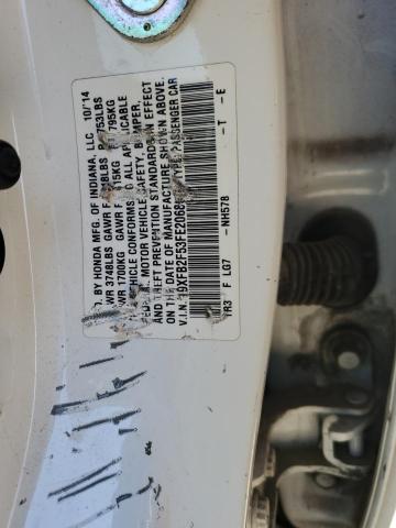 VIN 19XFB2F53FE206805 2015 Honda Civic, LX no.13