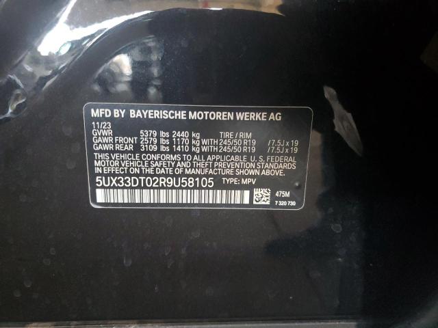 2024 BMW X4 XDRIVE3 - 5UX33DT02R9U58105