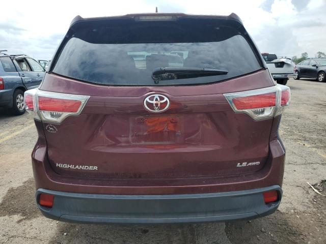 VIN 5TDBKRFH8FS089763 2015 Toyota Highlander, LE no.6