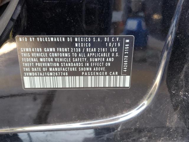 2016 Volkswagen Jetta Se VIN: 3VWD67AJ1GM267748 Lot: 60164284