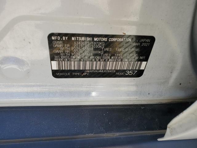 2021 Mitsubishi Outlander Sport Se VIN: JA4APVAU4MU026429 Lot: 59639304