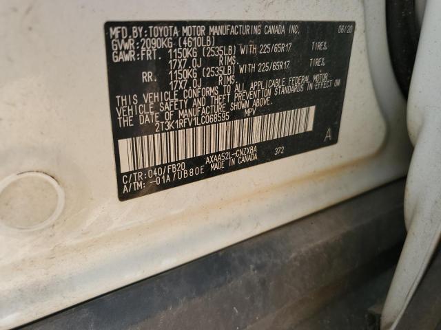 2020 TOYOTA RAV4 LE - 2T3K1RFV1LC068595