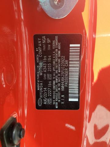 2015 HYUNDAI GENESIS CO - KMHHU6KJ5FU123922