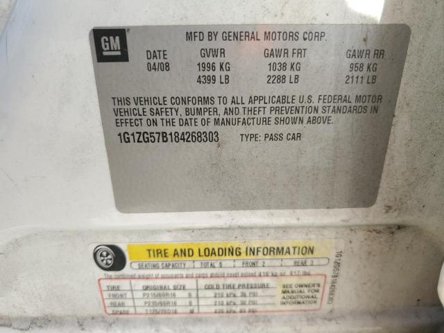 2008 Chevrolet Malibu Ls VIN: 1G1ZG57B184268303 Lot: 61523884